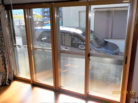 地元：函南町の住宅2カ所に　YKKAP内窓プラマードを取付ました
